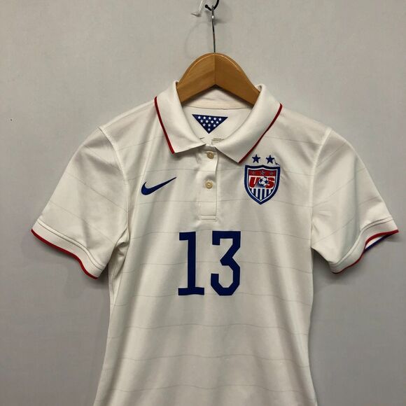 Nike Women 2014 Morgan #13 USA Soccer Jersey Size Small M188 -19 - Picture 6 of 16